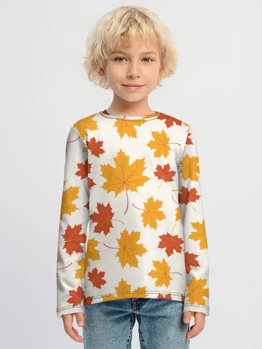 Children's cotton long sleeve shirt