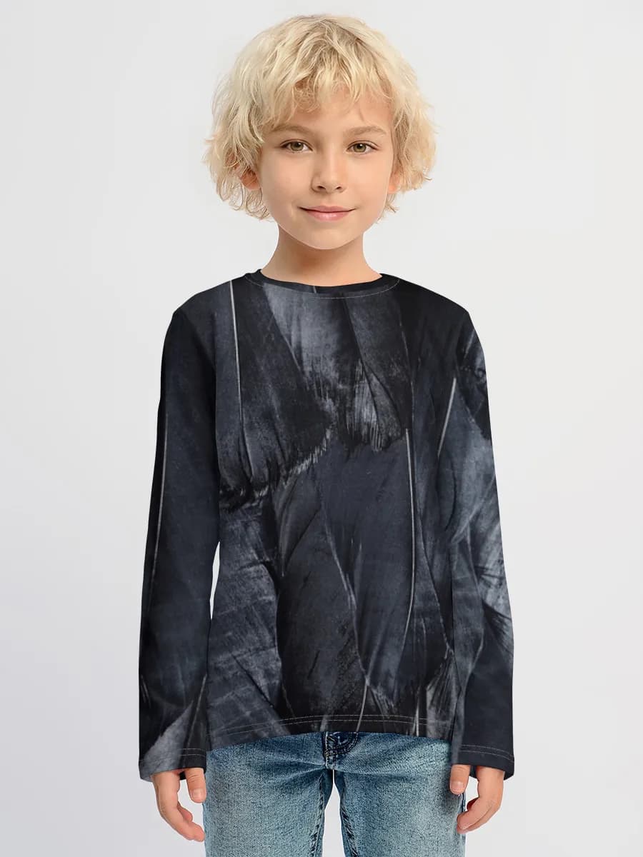 Children's cotton long sleeve shirt