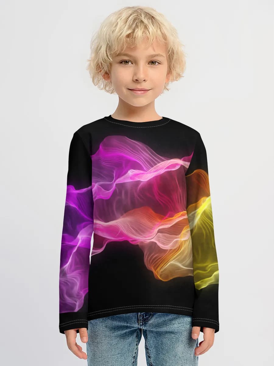 Children's cotton long sleeve shirt