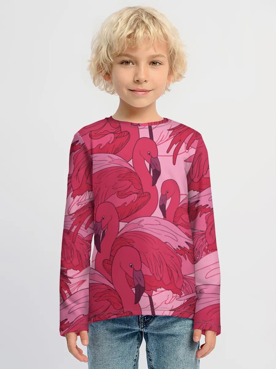 Children's cotton long sleeve shirt