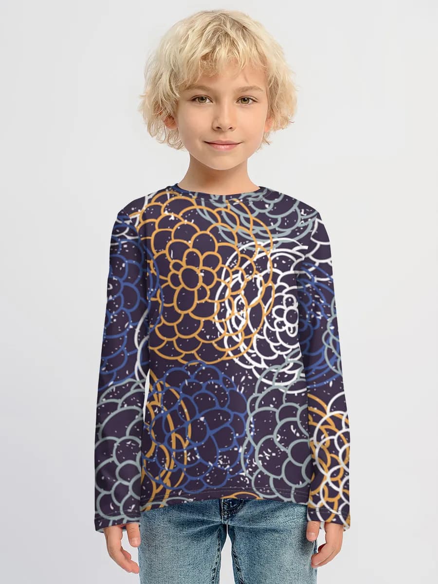Children's cotton long sleeve shirt