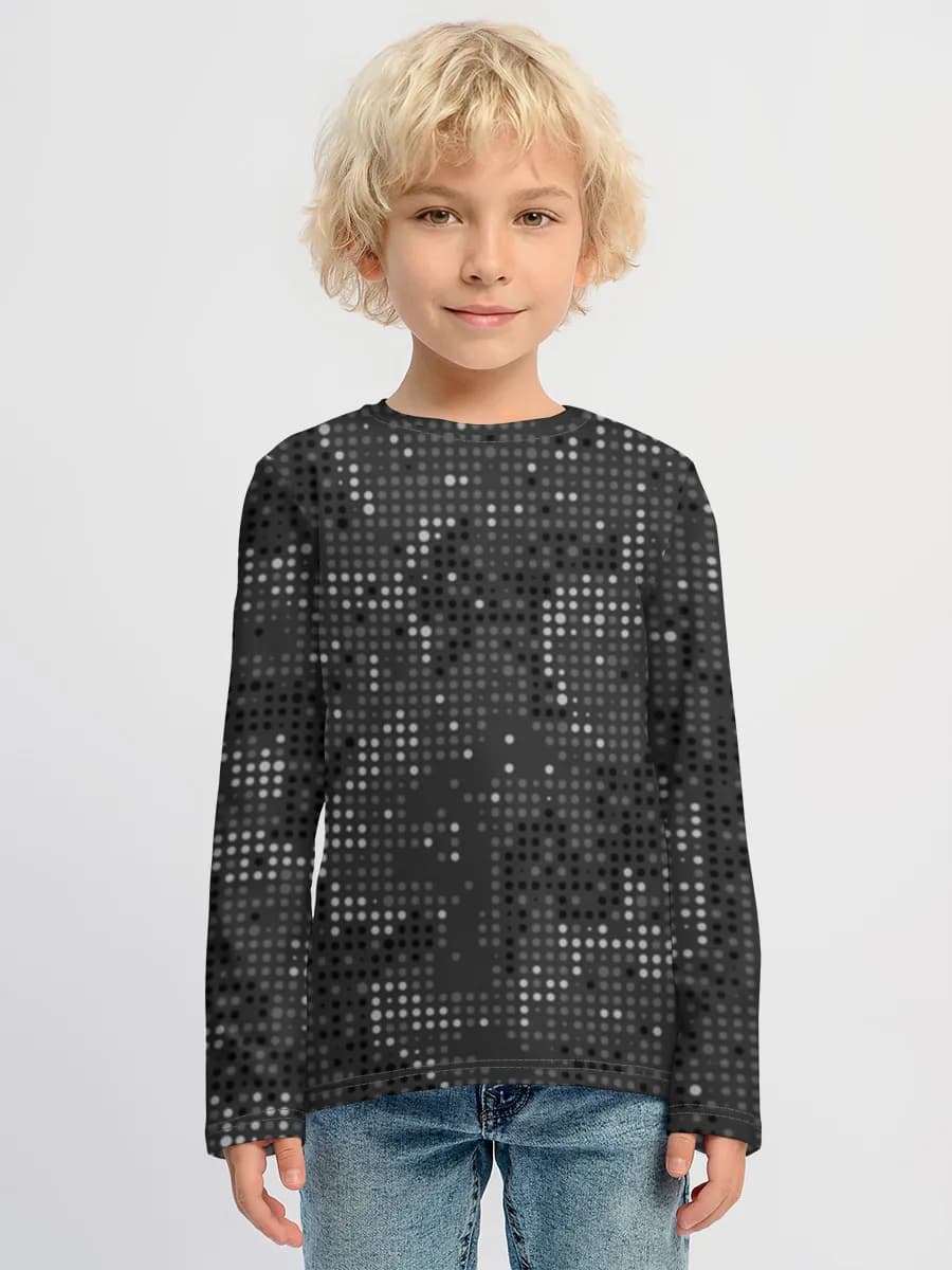 Children's cotton long sleeve shirt