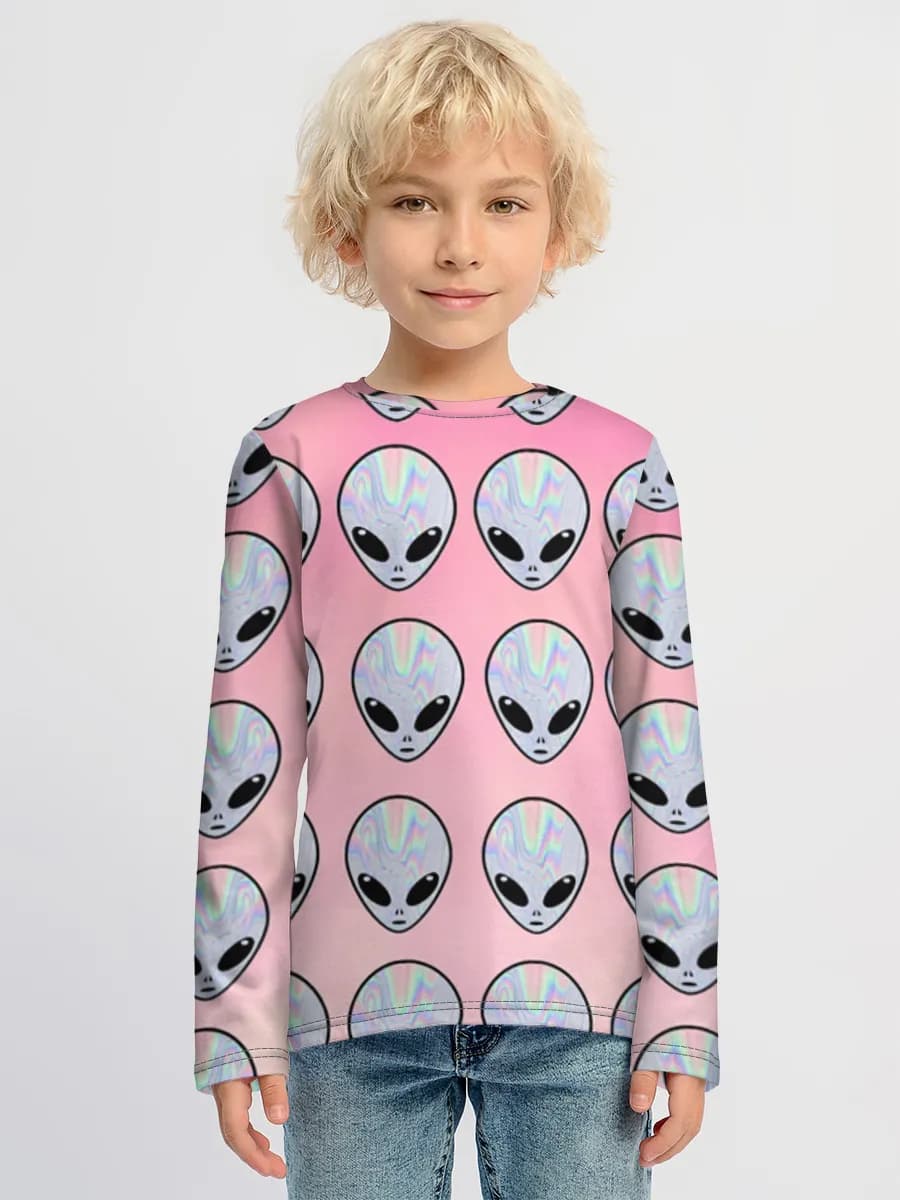 Children's cotton long sleeve shirt