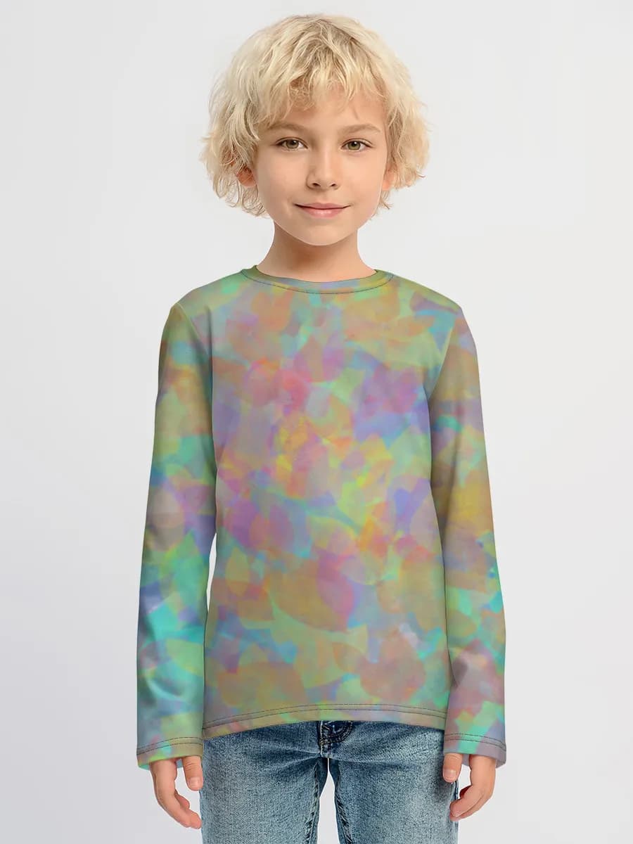 Children's cotton long sleeve shirt