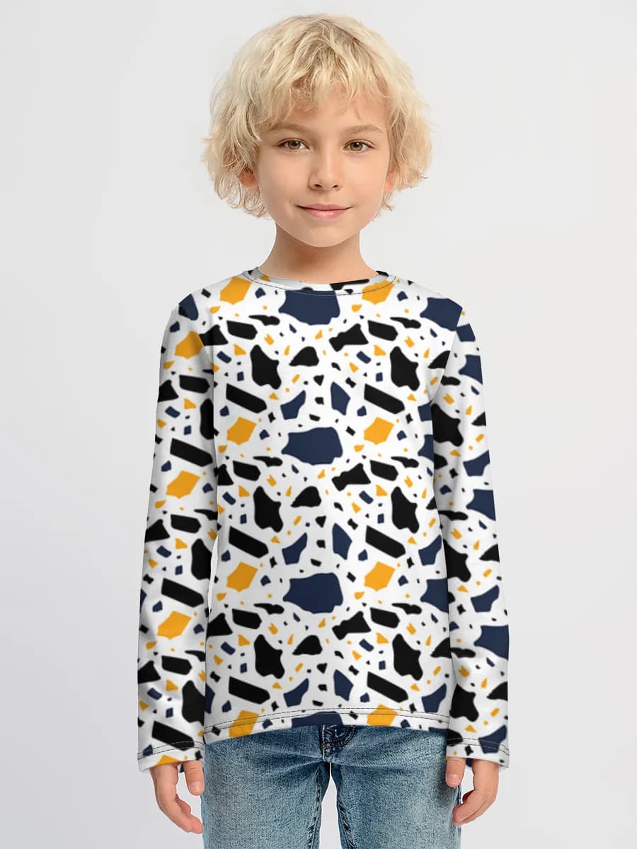 Children's cotton long sleeve shirt