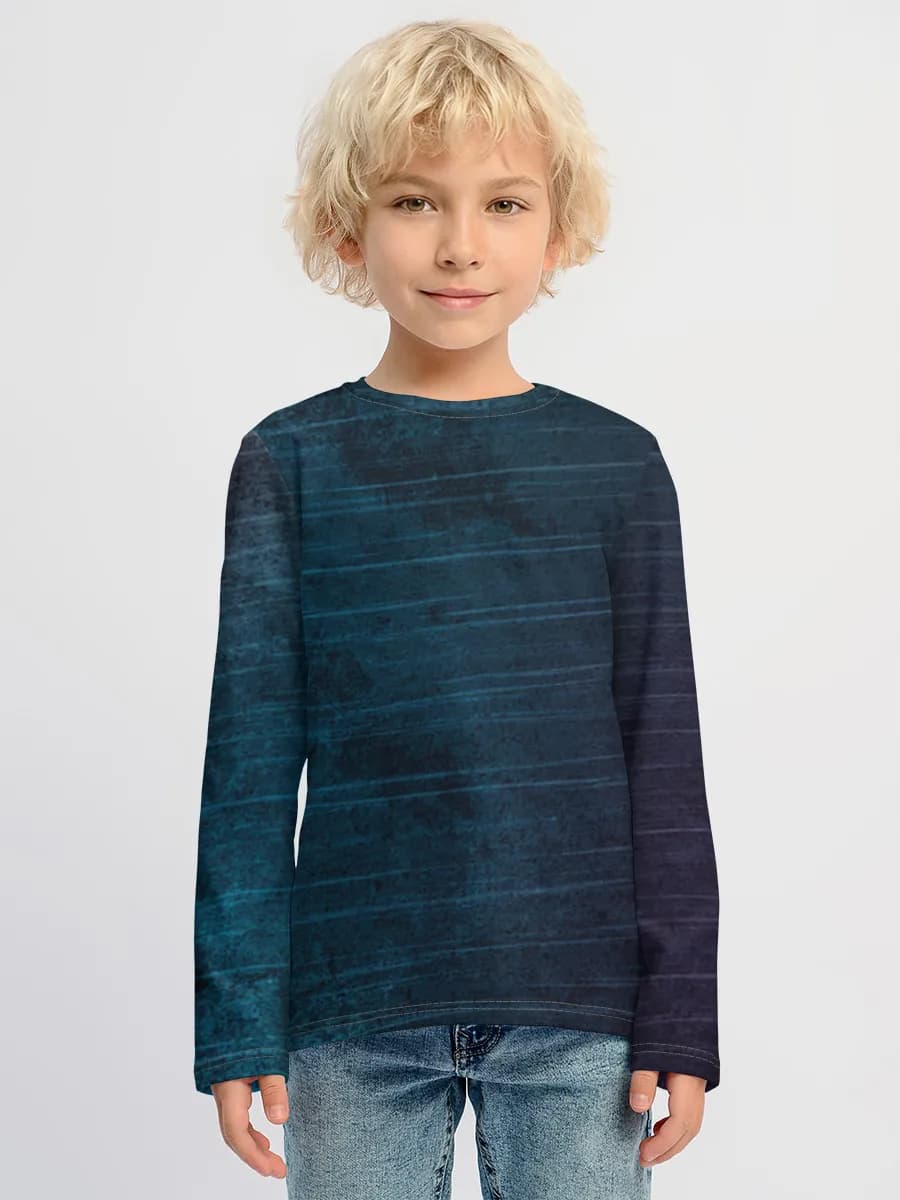 Children's cotton long sleeve shirt