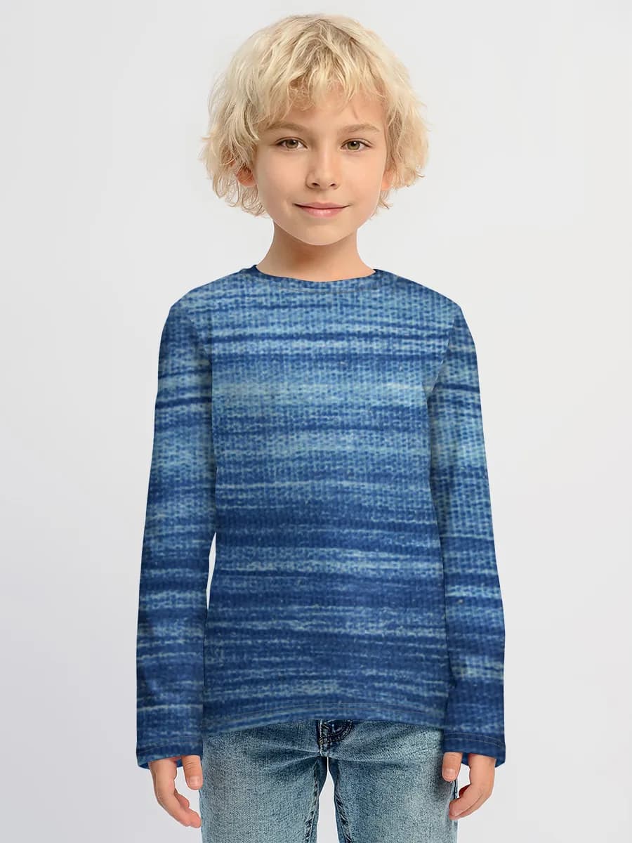 Children's cotton long sleeve shirt
