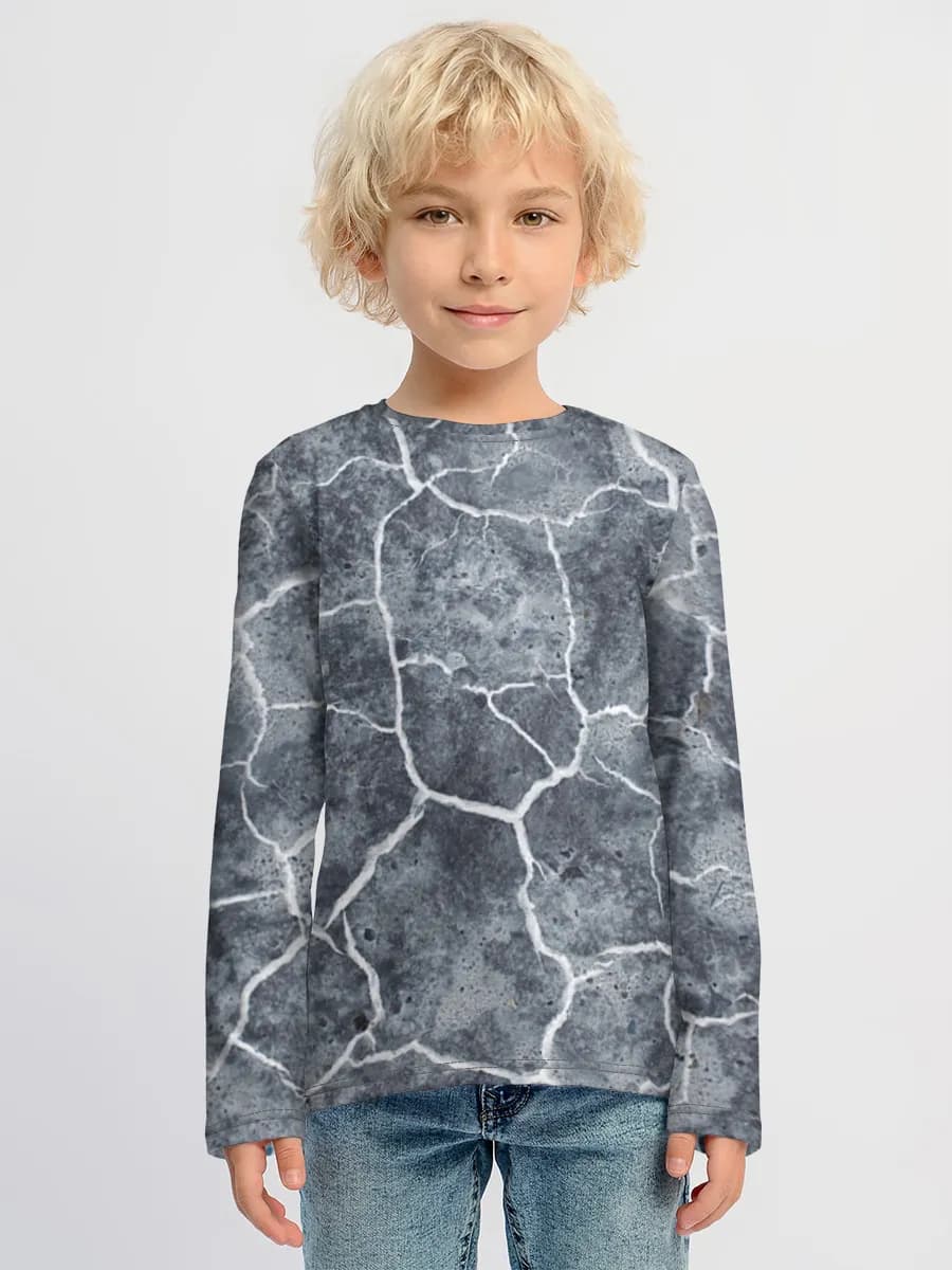 Children's cotton long sleeve shirt