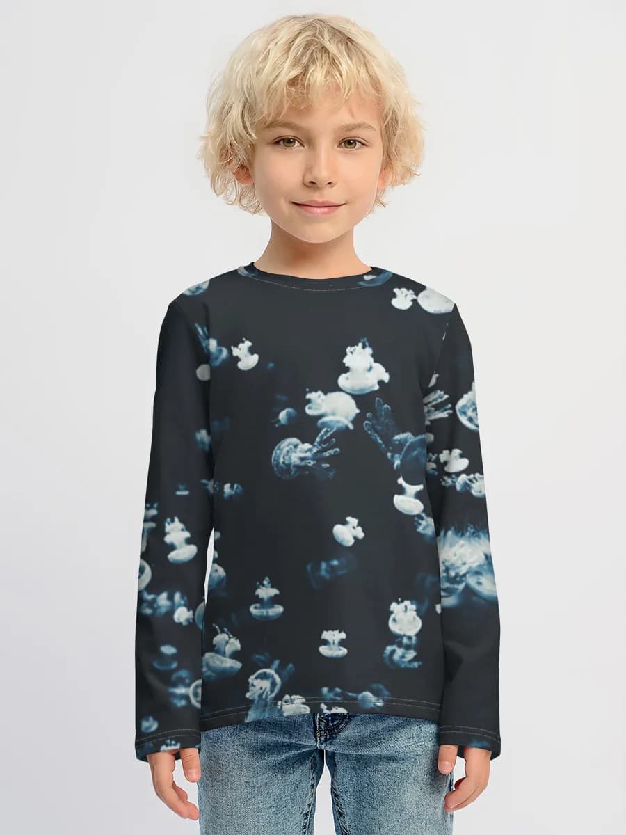 Children's cotton long sleeve shirt