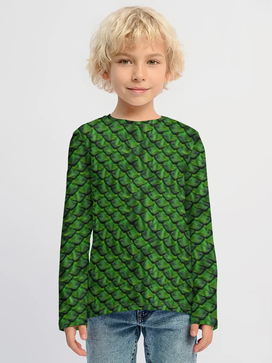 Children's cotton long sleeve shirt