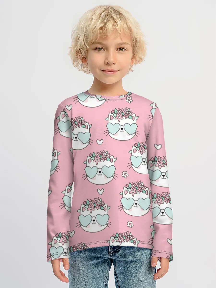 Kawaii Cats With Heart Shades