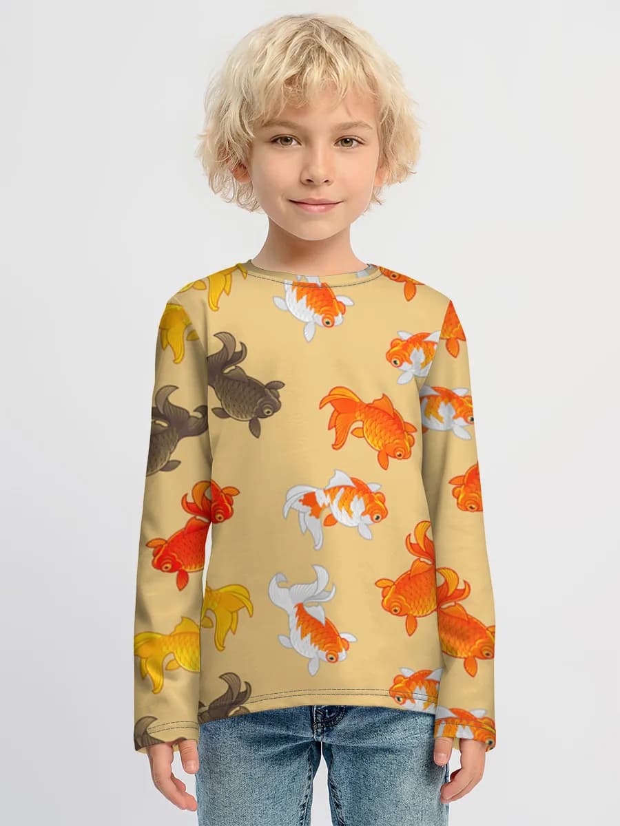 Colorful Koi Fish Swim