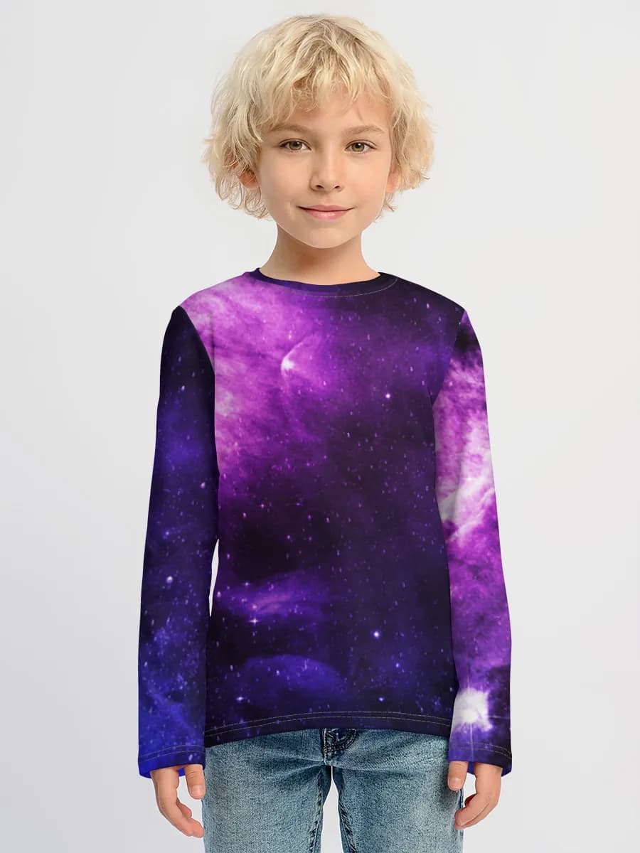 Purple Nebula Starfield