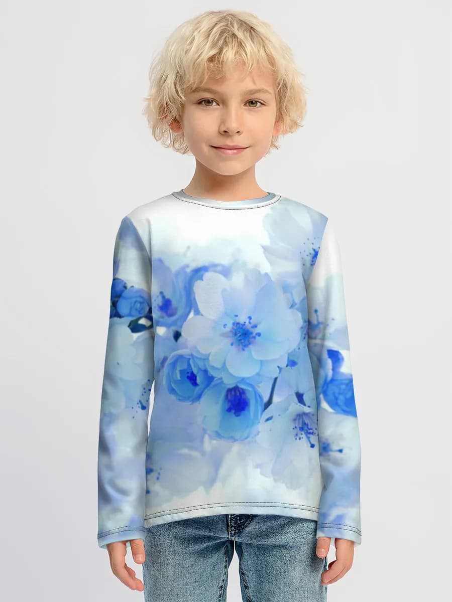 Children's cotton long sleeve shirt