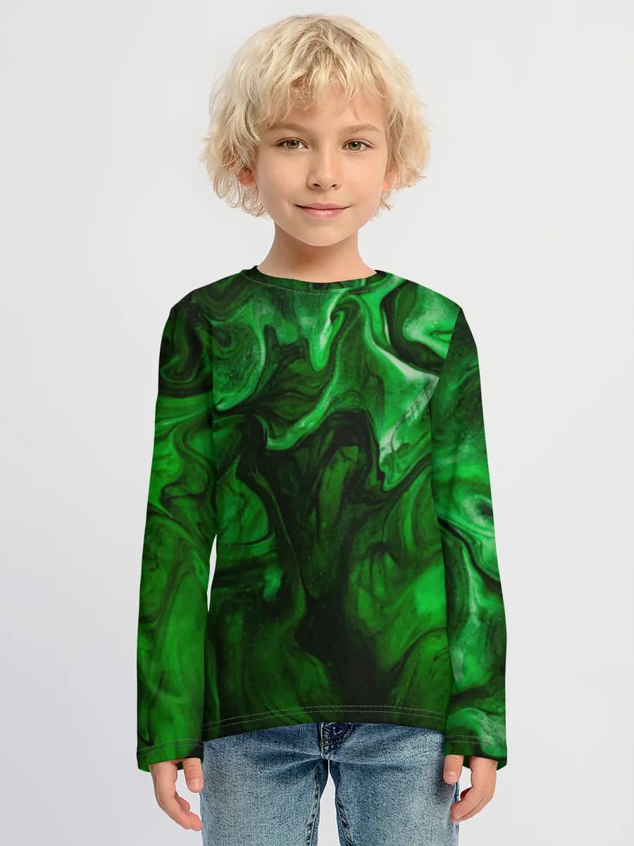 Children's cotton long sleeve shirt