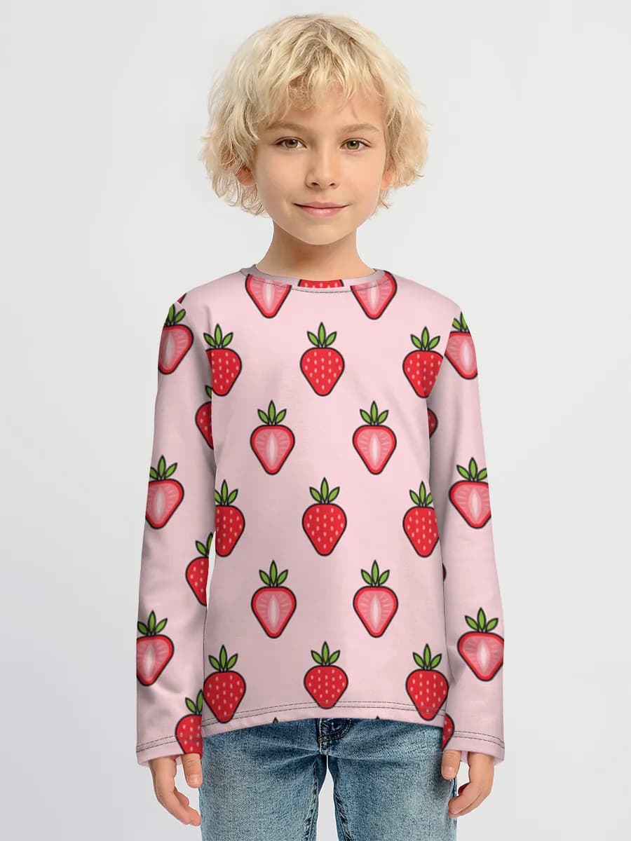 Children's cotton long sleeve shirt