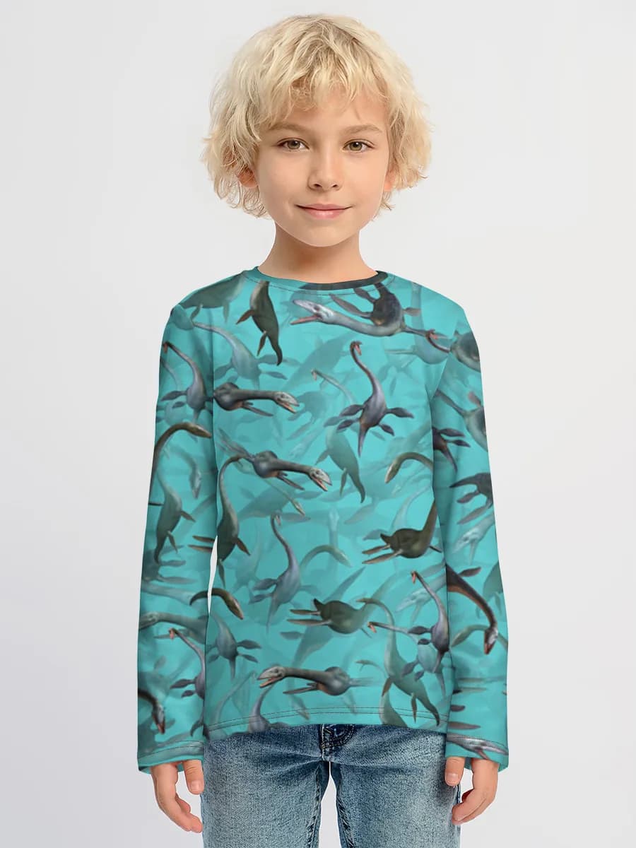 Children's cotton long sleeve shirt