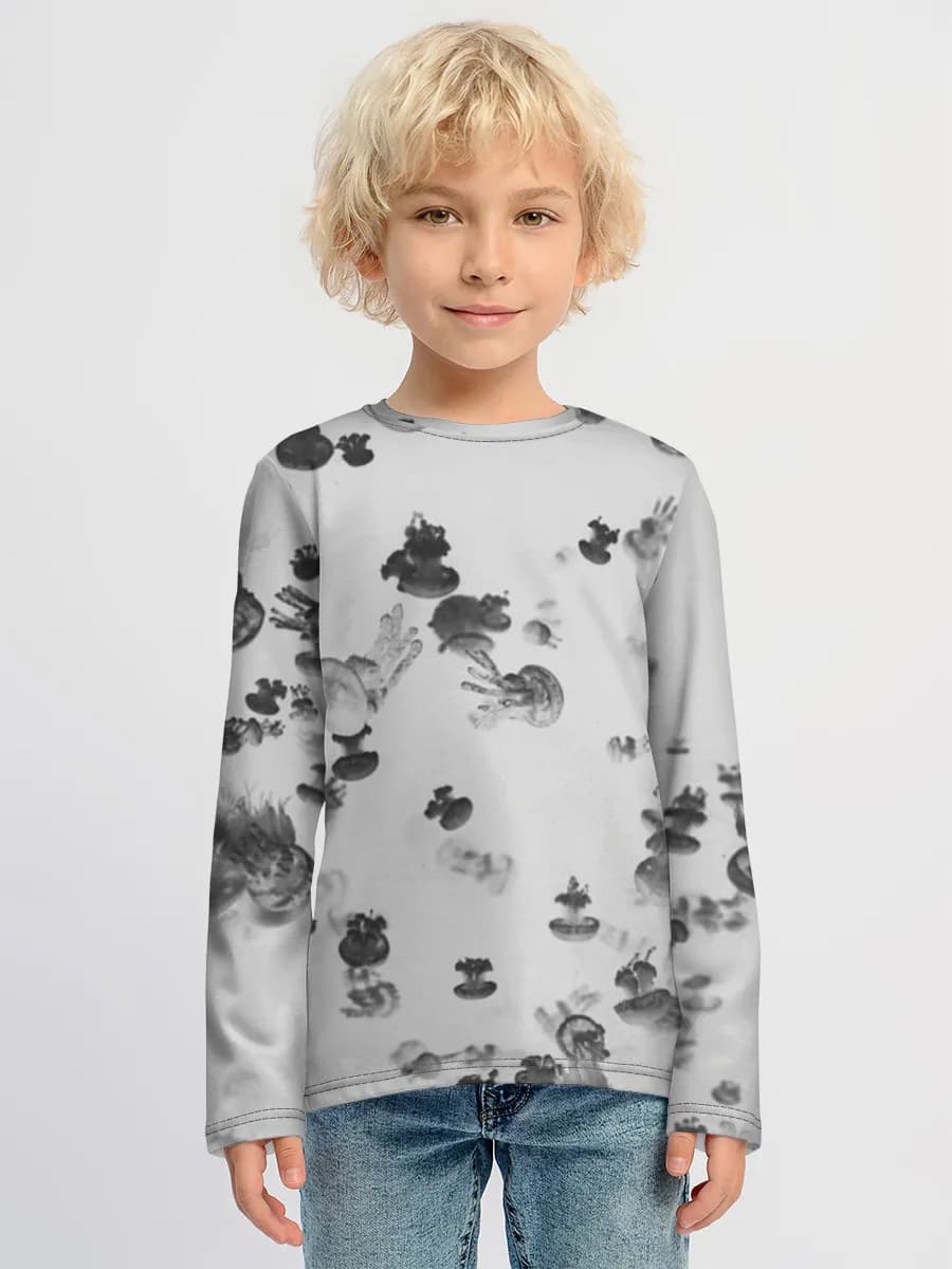 Children's cotton long sleeve shirt