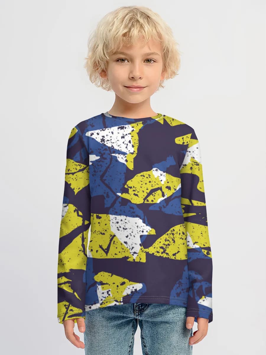 Children's cotton long sleeve shirt