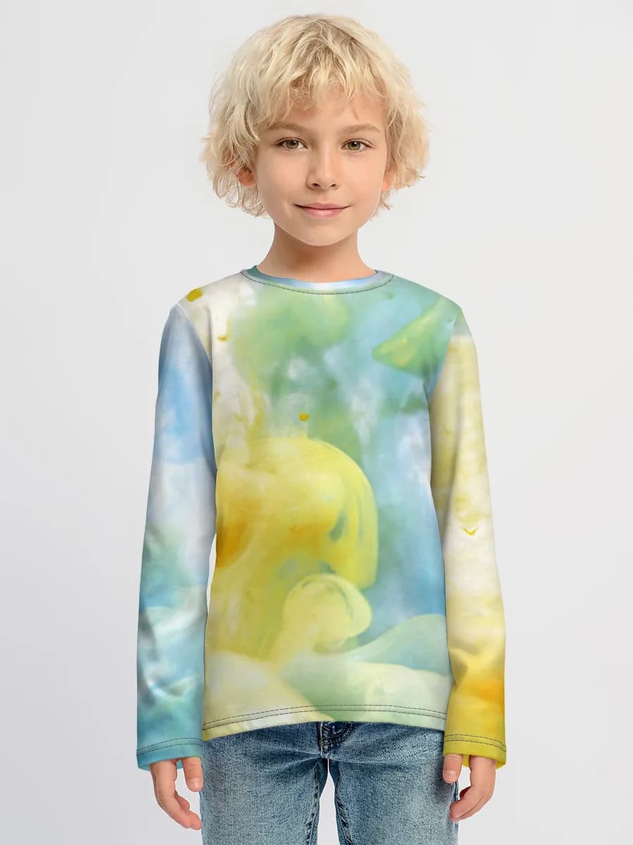 Children's cotton long sleeve shirt