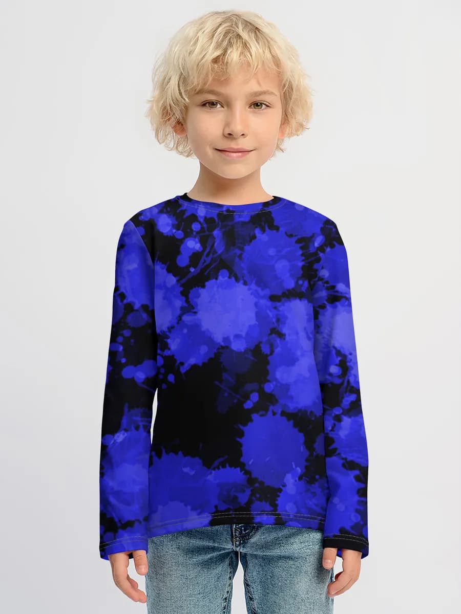 Children's cotton long sleeve shirt