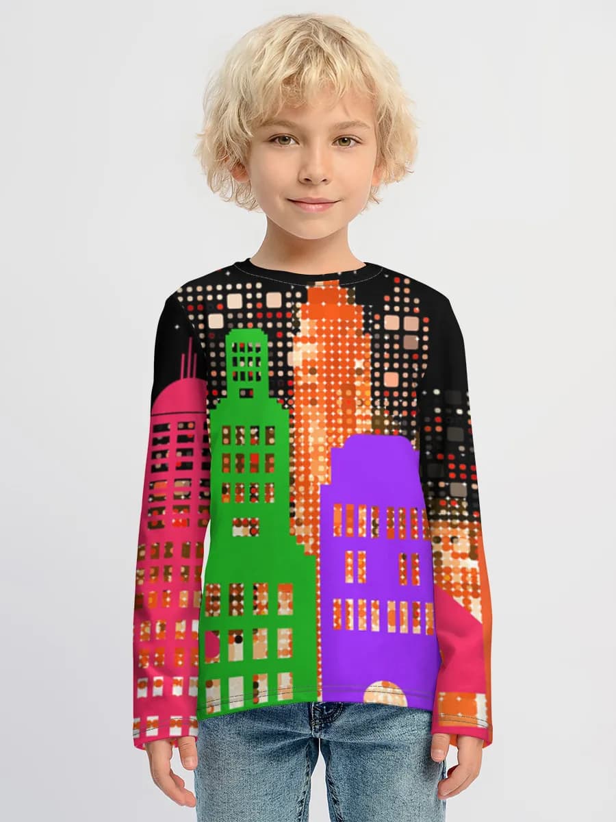 Neon City Skyline