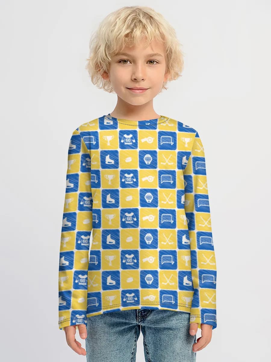 Children's cotton long sleeve shirt