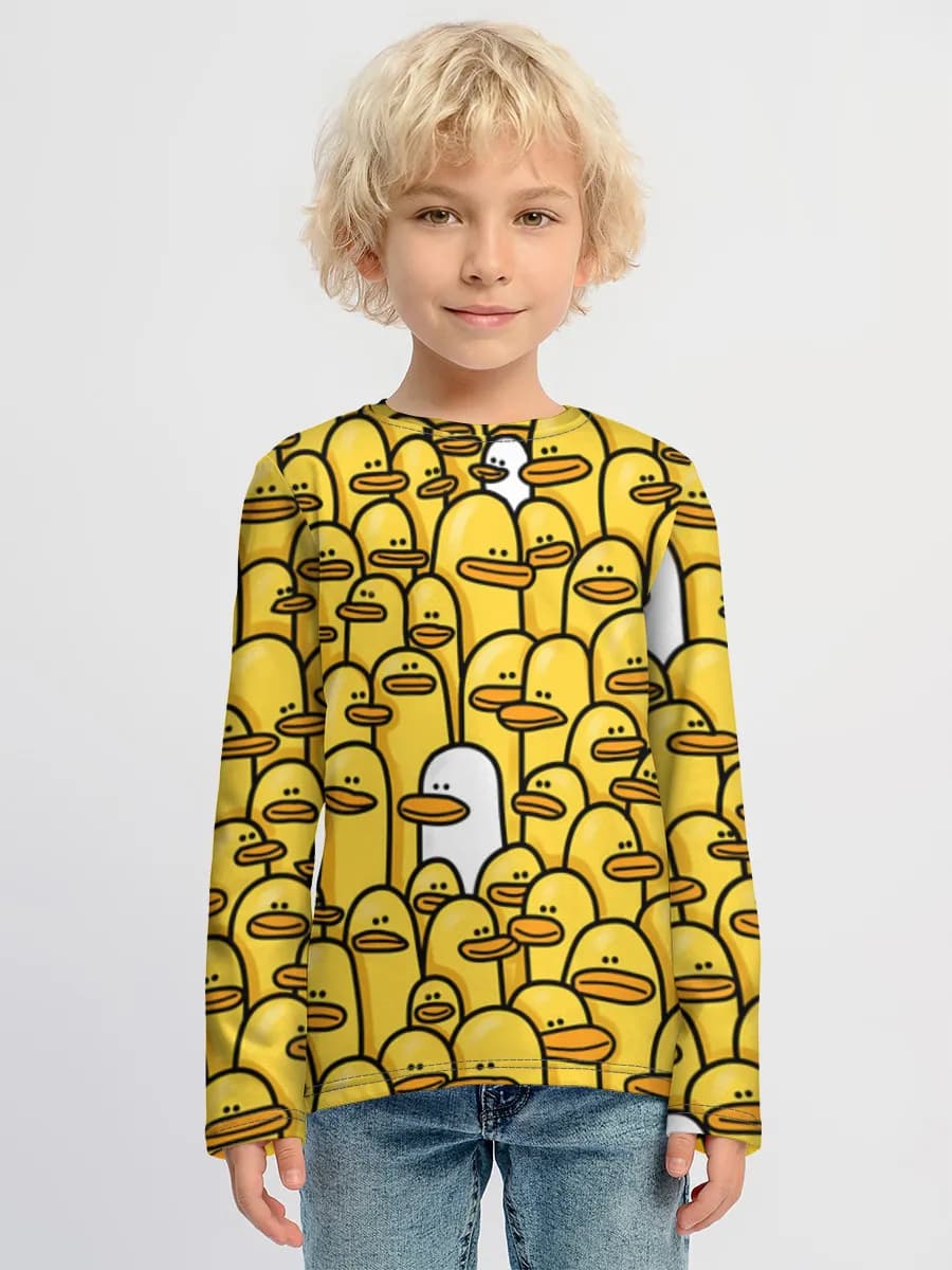 Children's cotton long sleeve shirt