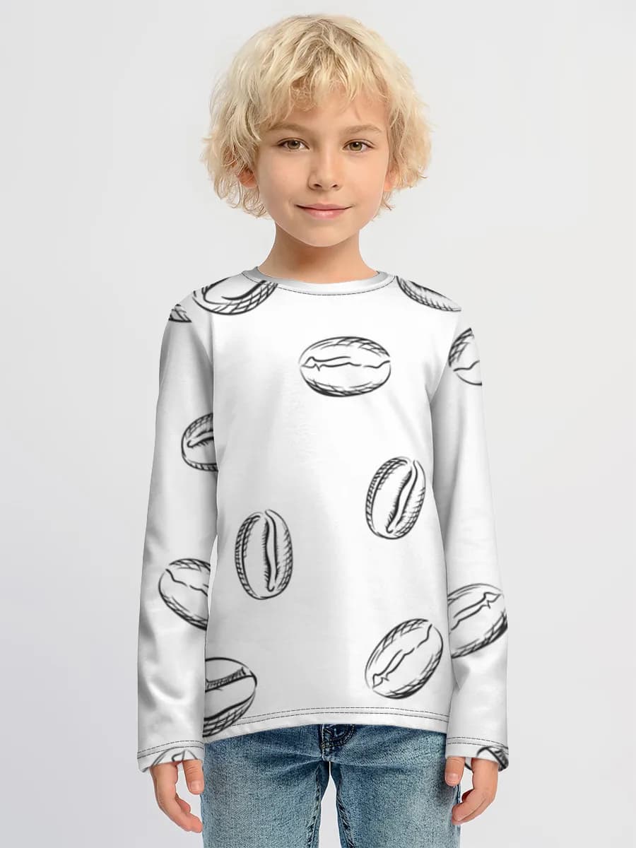 Children's cotton long sleeve shirt