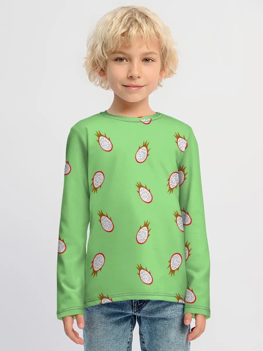 Children's cotton long sleeve shirt