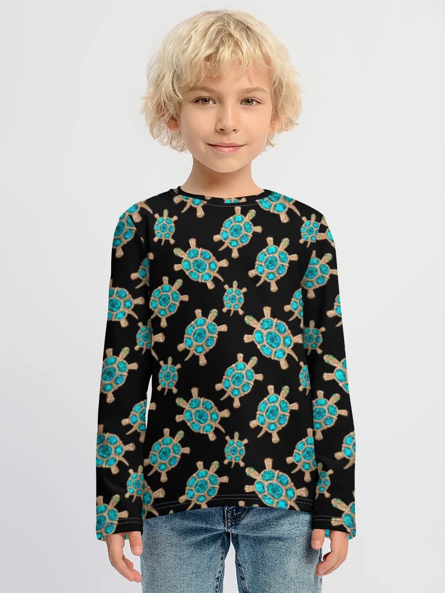 Children's cotton long sleeve shirt