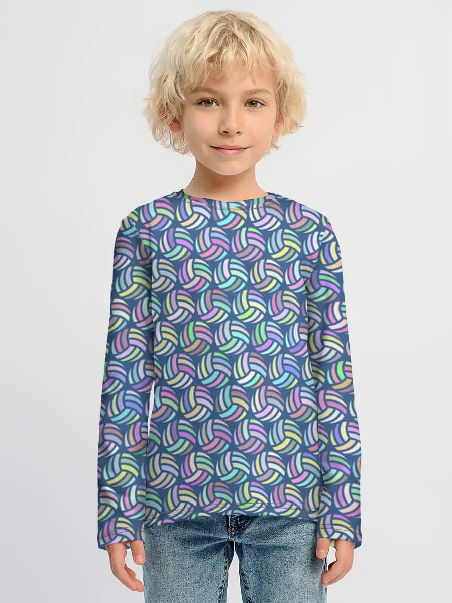 Children's cotton long sleeve shirt