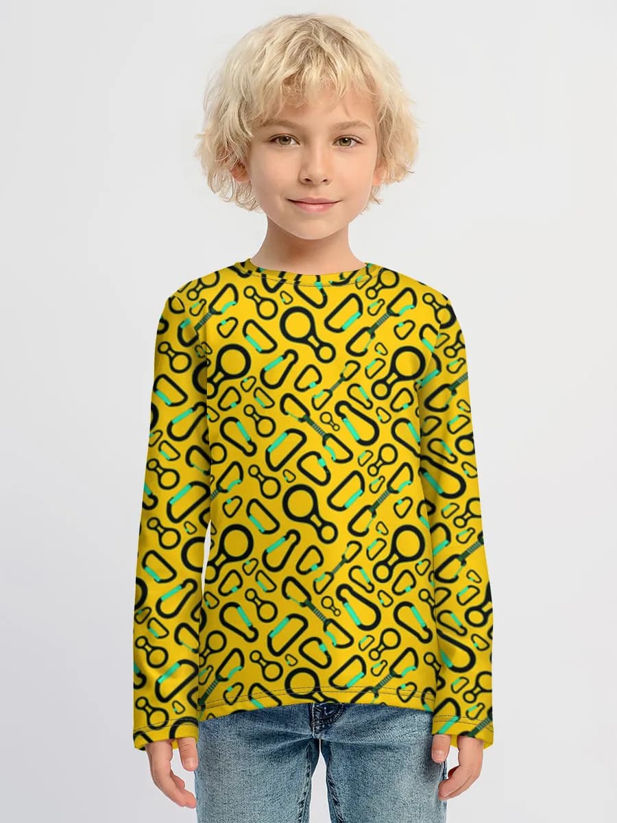 Children's cotton long sleeve shirt