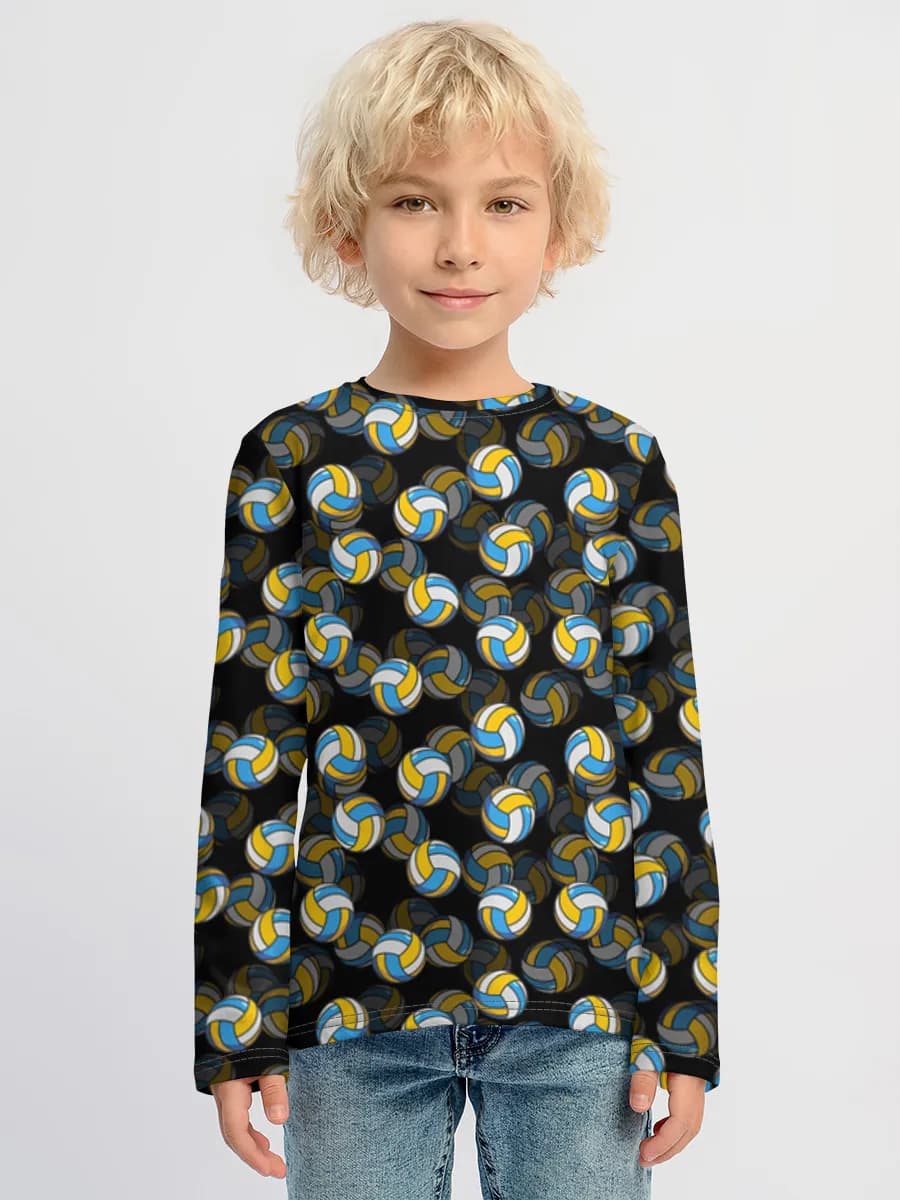 Children's cotton long sleeve shirt