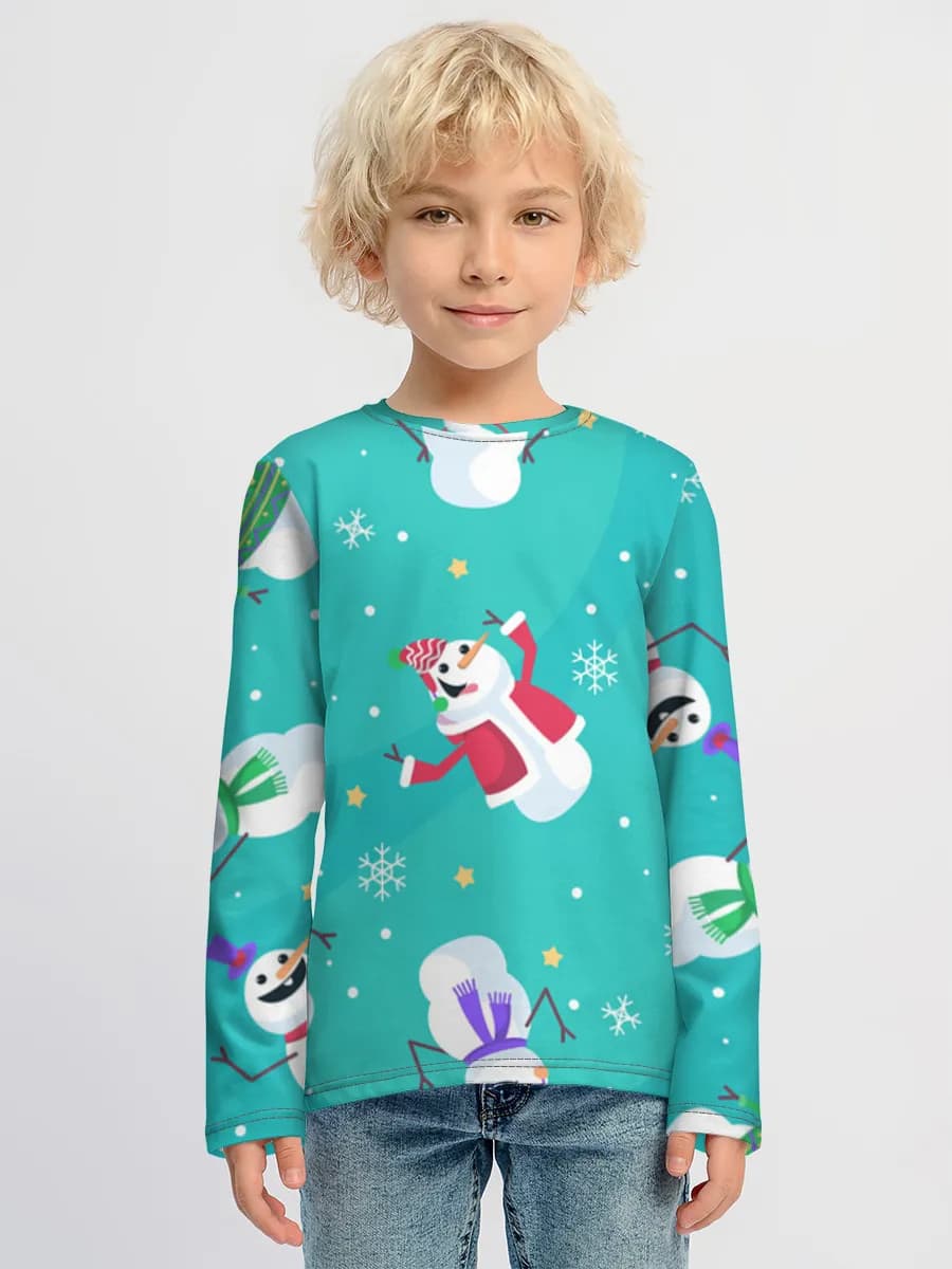 Children's cotton long sleeve shirt