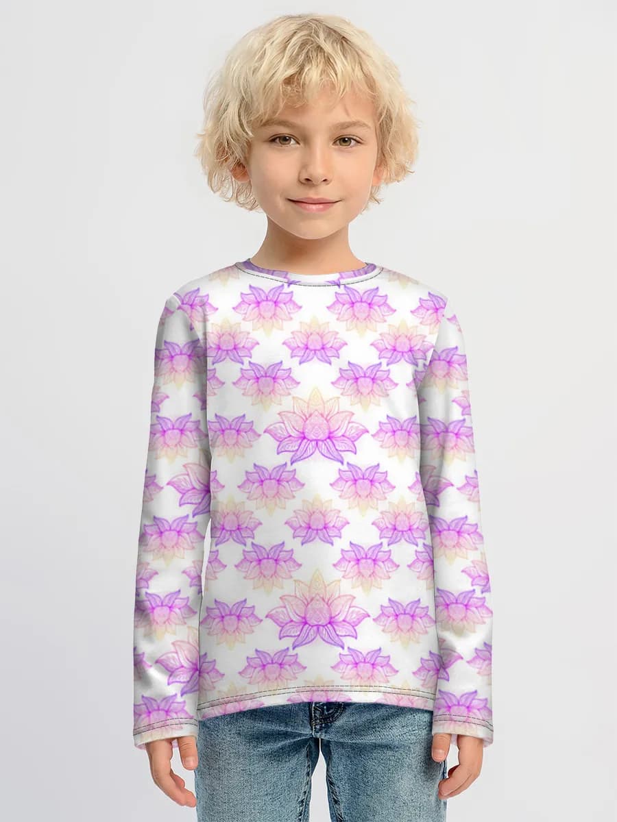 Children's cotton long sleeve shirt