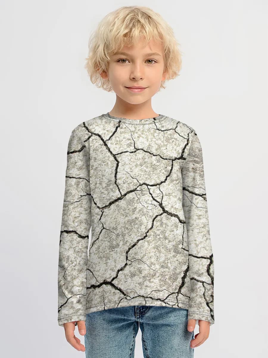 Children's cotton long sleeve shirt