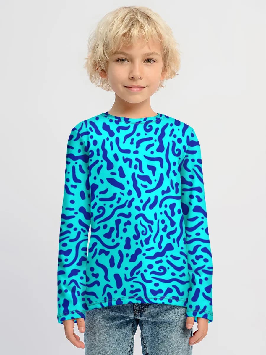Children's cotton long sleeve shirt