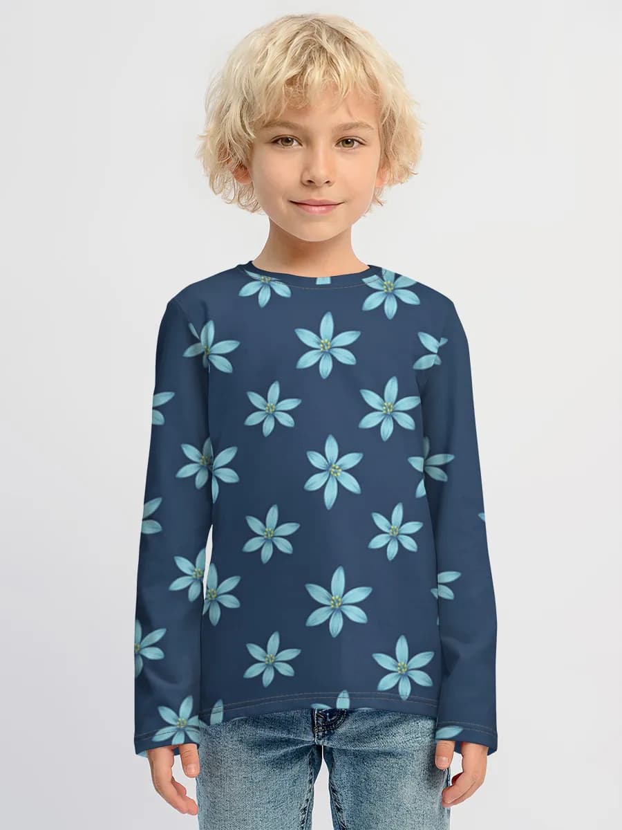 Blue Floral Scatter
