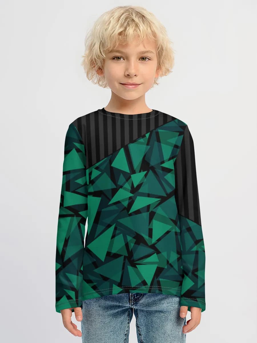 Children's cotton long sleeve shirt