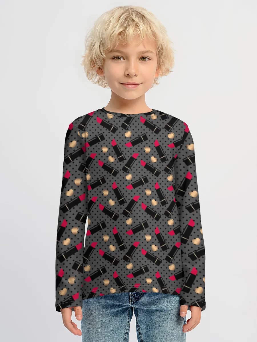 Children's cotton long sleeve shirt