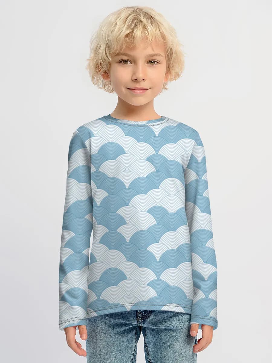 Children's cotton long sleeve shirt