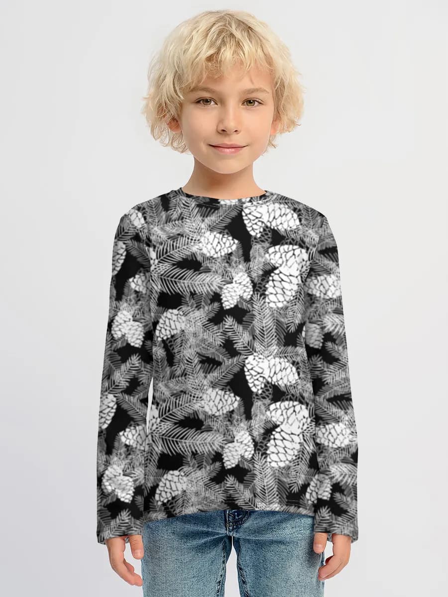 Children's cotton long sleeve shirt