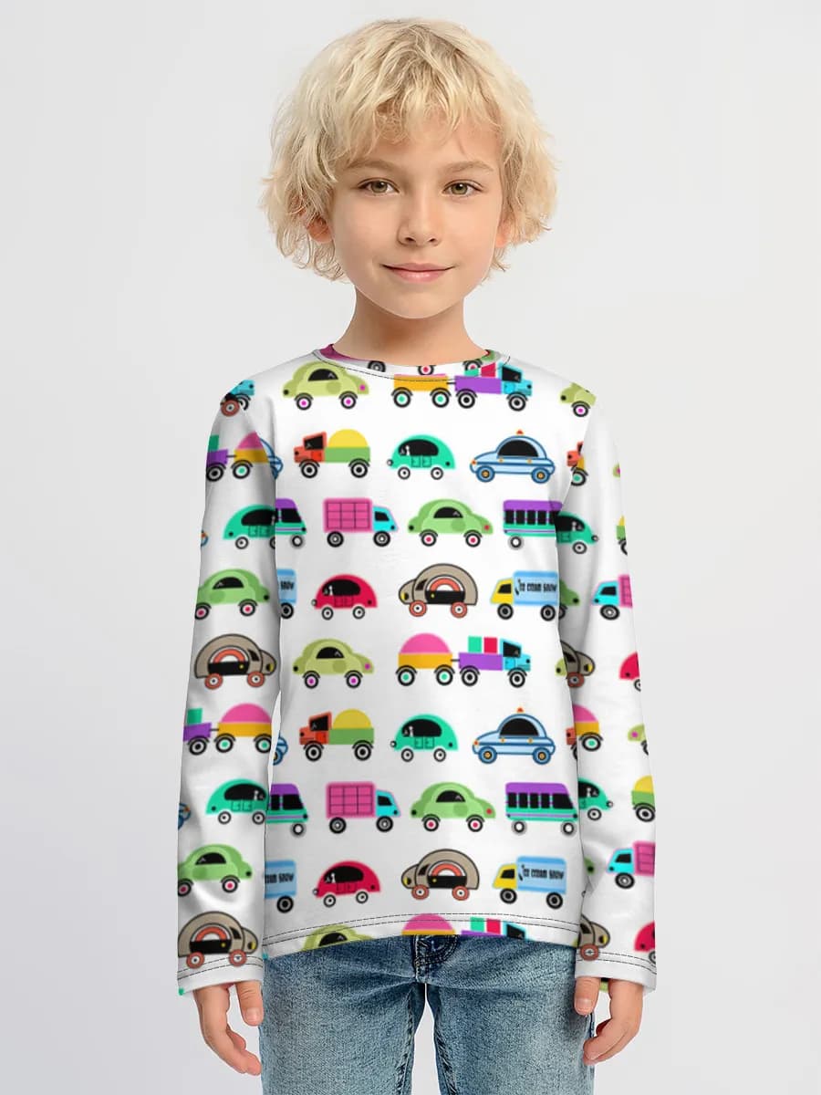 Children's cotton long sleeve shirt