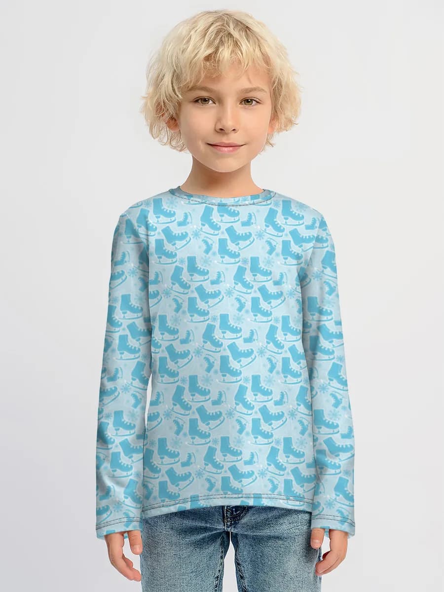 Children's cotton long sleeve shirt