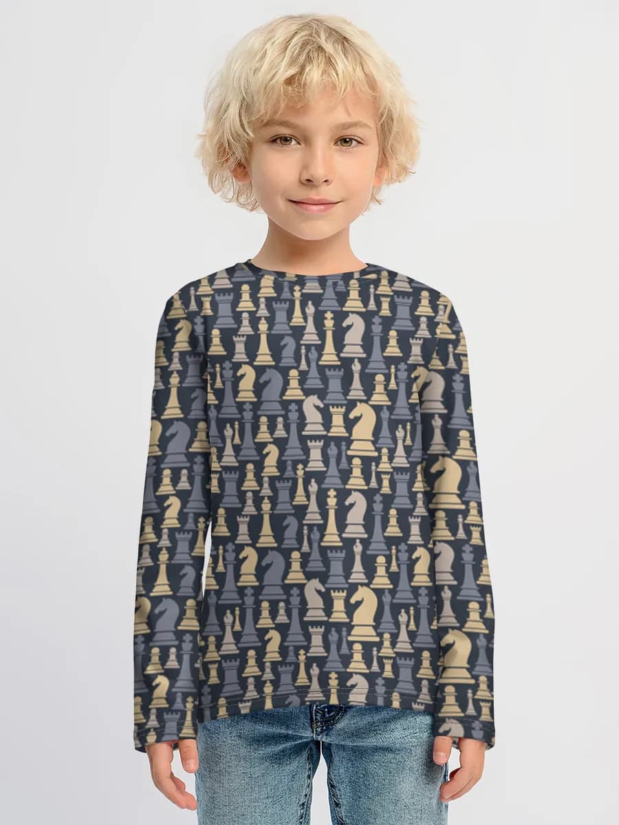 Children's cotton long sleeve shirt