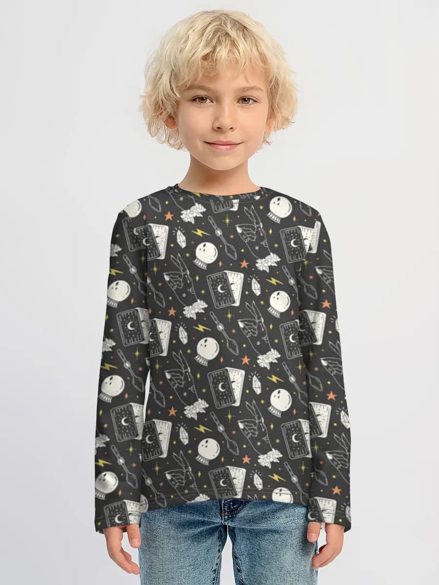 Children's cotton long sleeve shirt