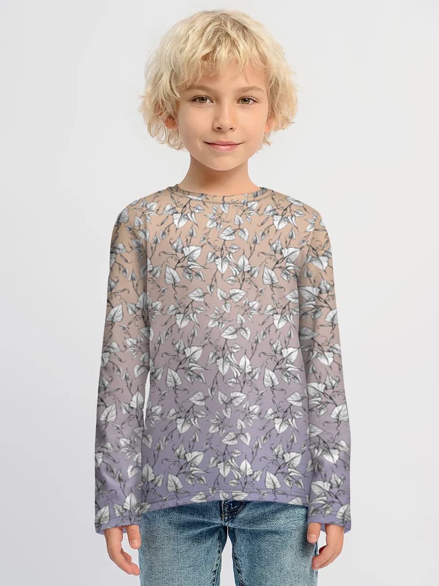 Children's cotton long sleeve shirt