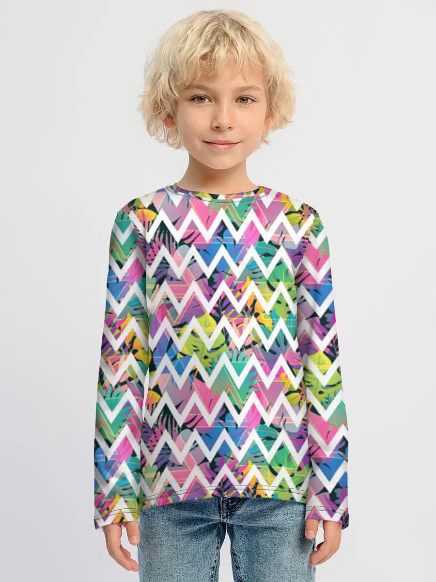 Children's cotton long sleeve shirt