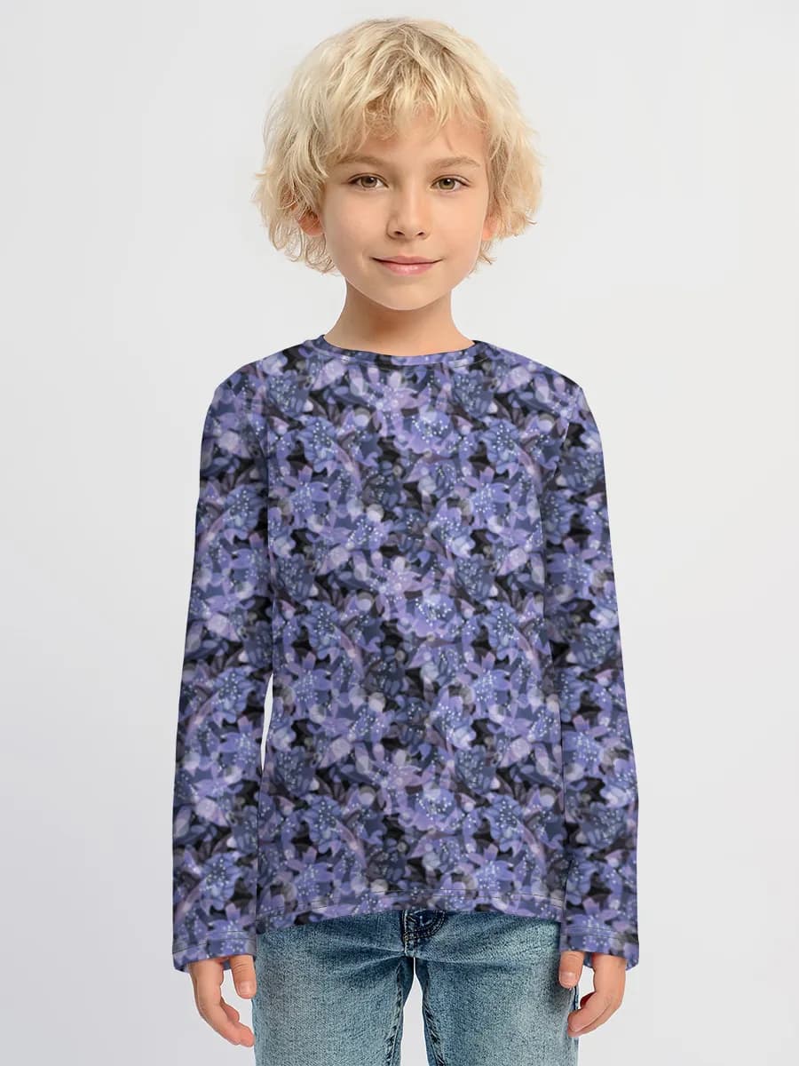 Children's cotton long sleeve shirt